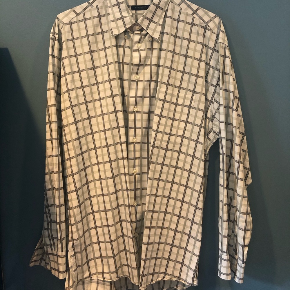BURBERRY Plaid Button Down